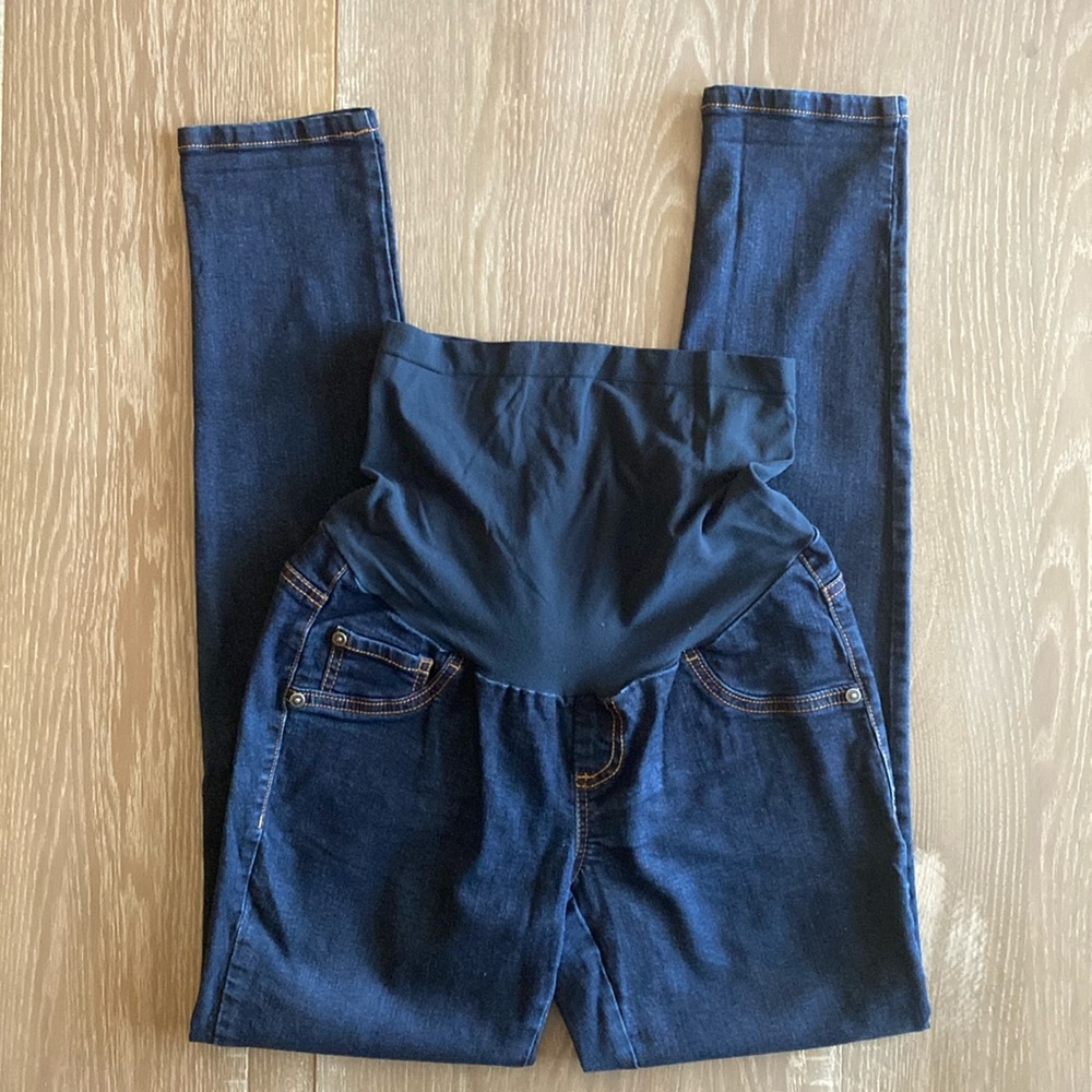 Indigo Blue Skinny Maternity Jeans